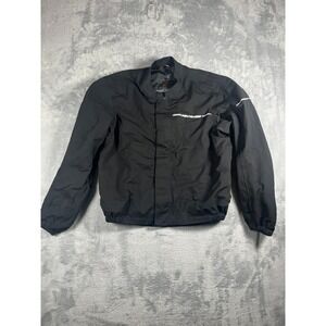 Fieldsheer Jacket Mens Large Black Motorcycle Riding Short Mesh Lined Biker